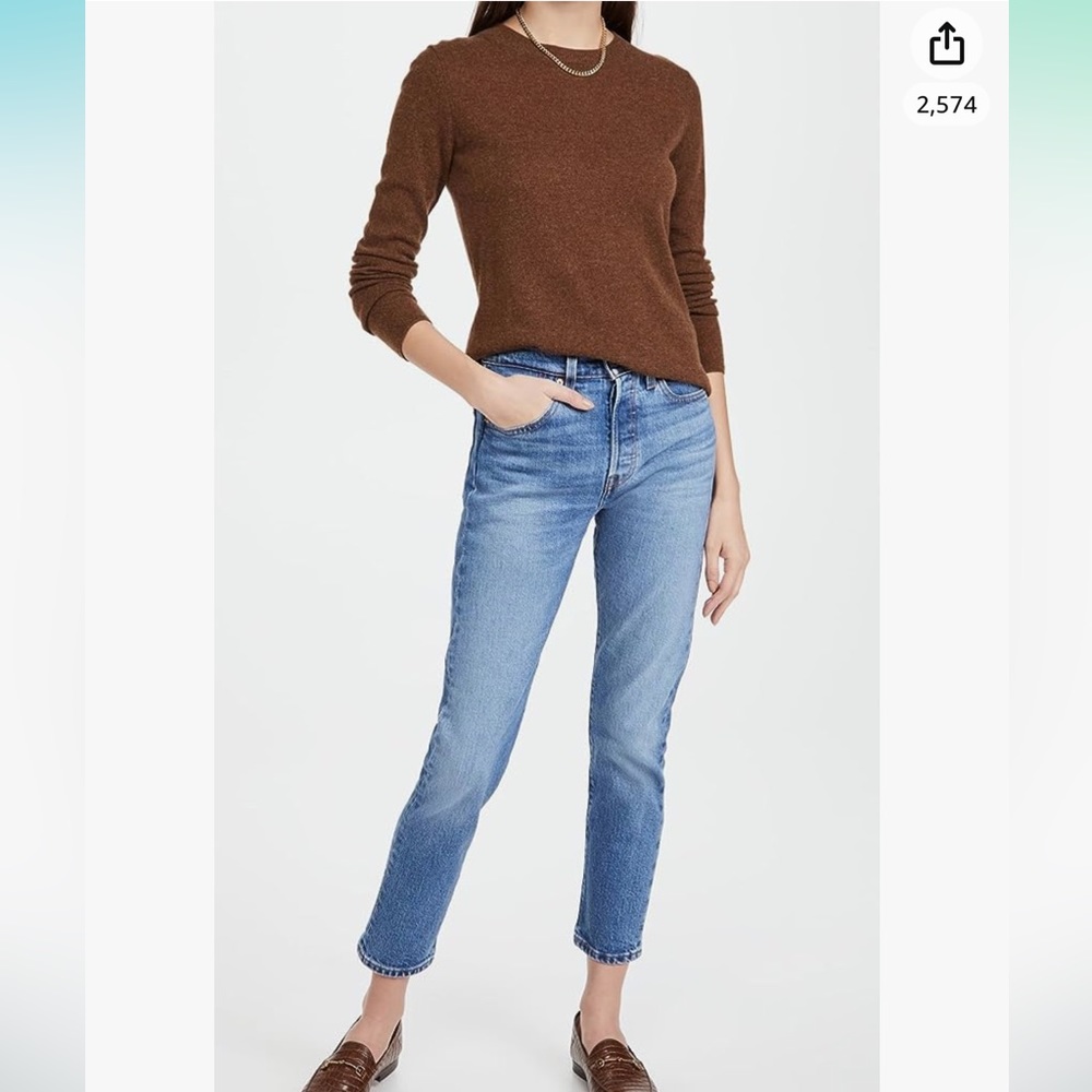 Levi’s Premium 501 Skinny button fly Denim Jeans